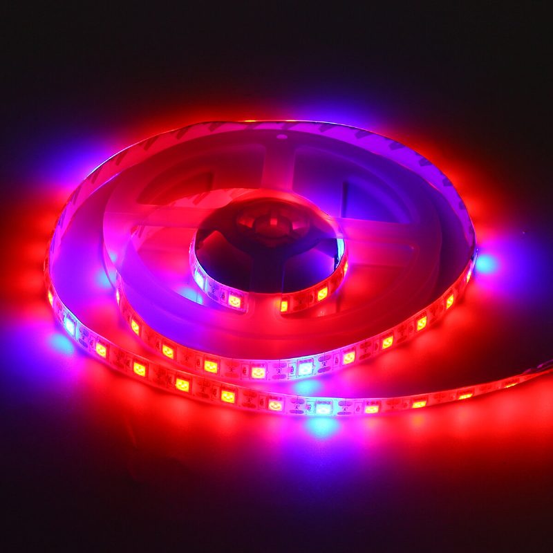 5v Plant Grow 5050 Led Svetelný Pásik Záhradné Hydroponické Kvety Rastúce Celé Spektrum