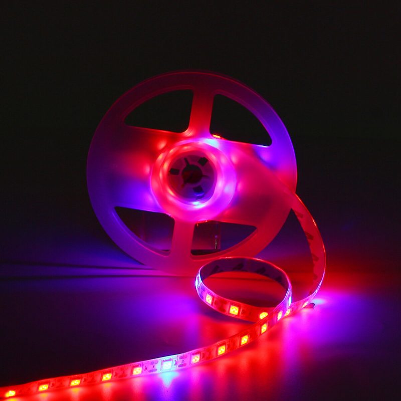 5v Plant Grow 5050 Led Svetelný Pásik Záhradné Hydroponické Kvety Rastúce Celé Spektrum