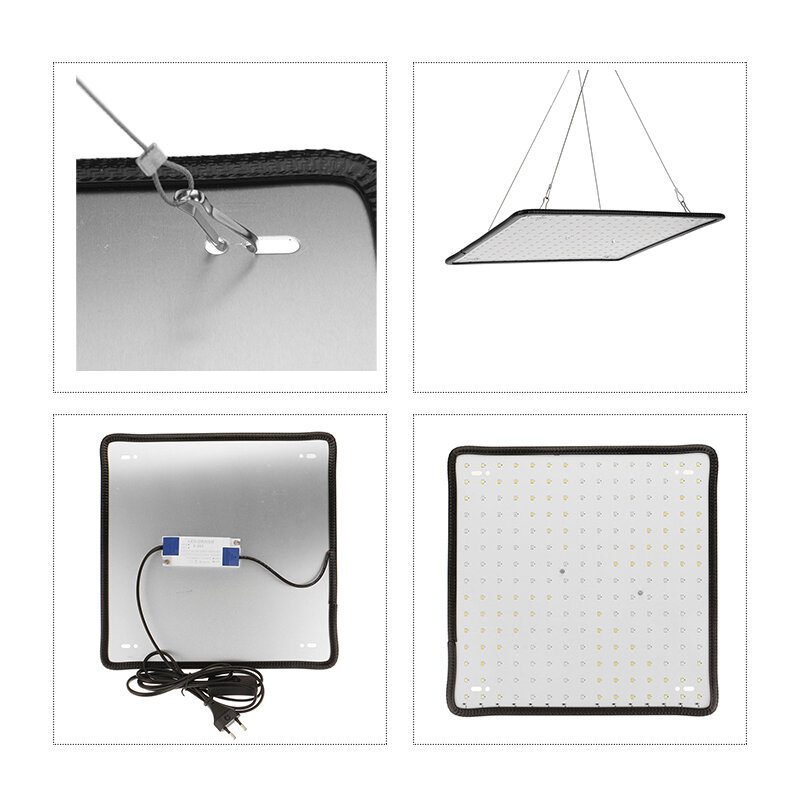 Ac85-265v 225led 24w Svetlo Na Pestovanie Celospektrálne Led Na Rastlín Vnútorná Lampa Na Zeleniny