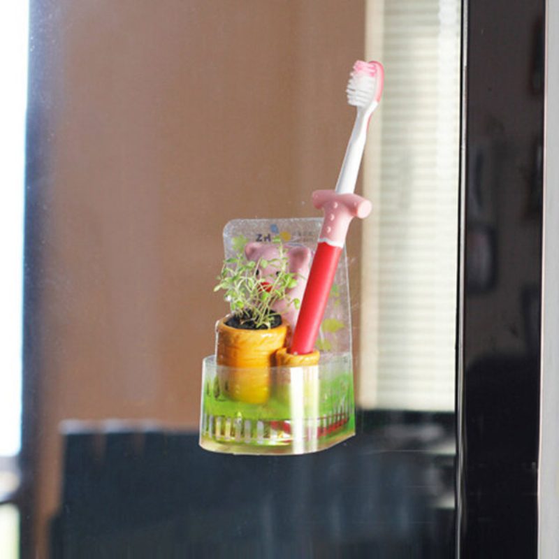 Diy Mini Keramické Zvieracie Chuck Rastlina V Kvetináči Dekor Do Kancelárie