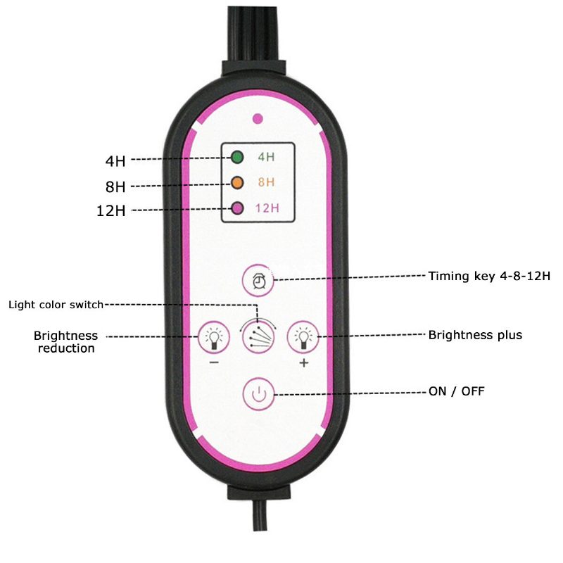 Led Lampa Na Pestovanie Rastlín So Statívom Svetlá Na So Pre Izbové Rastliny