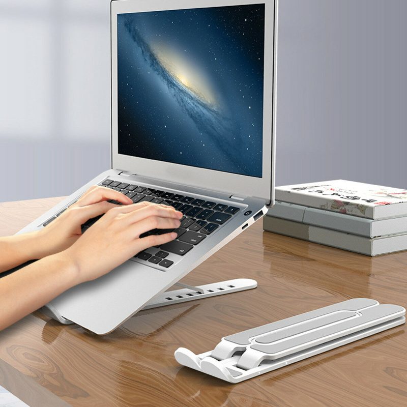Nastaviteľný Držiak Stojana Na Notebook Stojan Na Chladiaca Podložka Prenosná Podporná Základňa Stolová Zdvíhacia Konzola