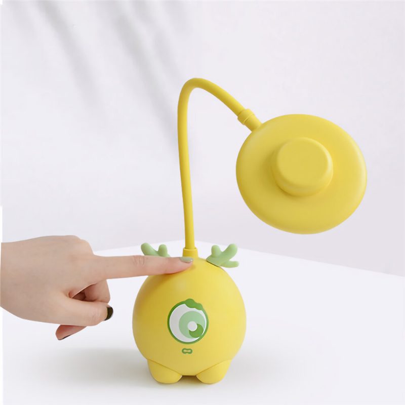 Roztomilá Jeleňová Hadicová Stolová Lampa Skladacia Usb Nabíjacia Led S Plynulým Stmievaním Stolovej Lampy V Spálni Nočné Svetlo V Nocľahárni