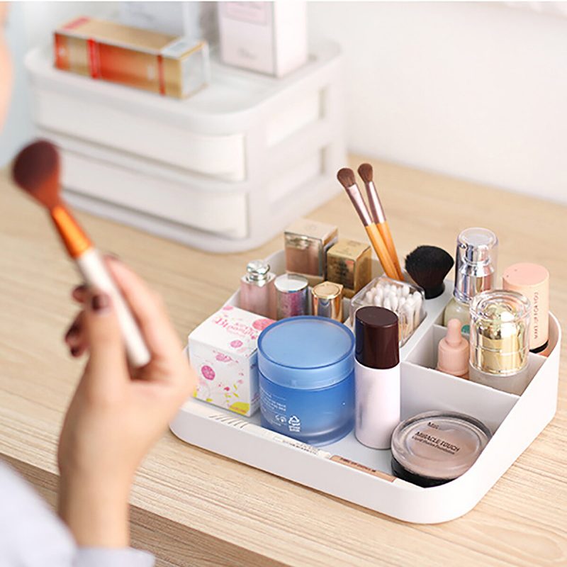 Úložný Box Na Stolovú Kozmetiku Plastový Organizér Na Make-up Typ Zásuvky Puzdro Na Drobnosti 1/2/3/4/5 Vrstiev Lak Na Nechty Púzdro Na Šperky