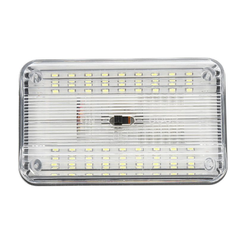 1 Ks Univerzálny Abs Plast 36 Led Obdĺžniková Lampa Na Čítanie Na Streche Auta Vnútorné Svetlá