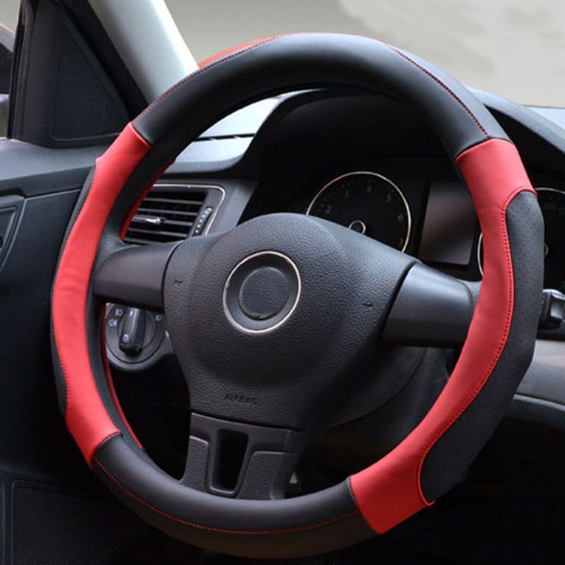 38 cm Kožený Kryt Na Auto Oceľový Prstenec Športová Móda Four Seasons Universal