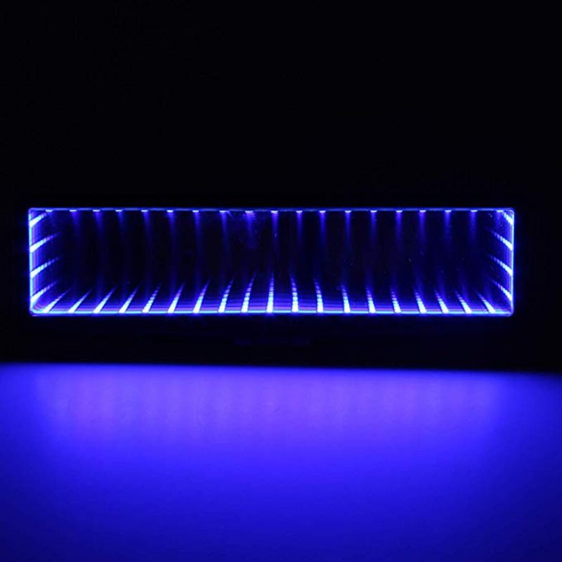 3d Auto Led Interiérové Antireflexné Spätné Zrkadlo Hd Širokouhlé Rovinné Odrazové Nastaviteľné