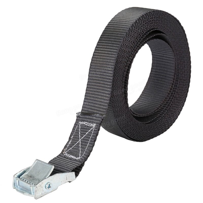 4ks Heavy Duty 5m X 25mm Upínacie Popruhy Spony Vačky Motocykel Auto Batožina Nákladný Príves