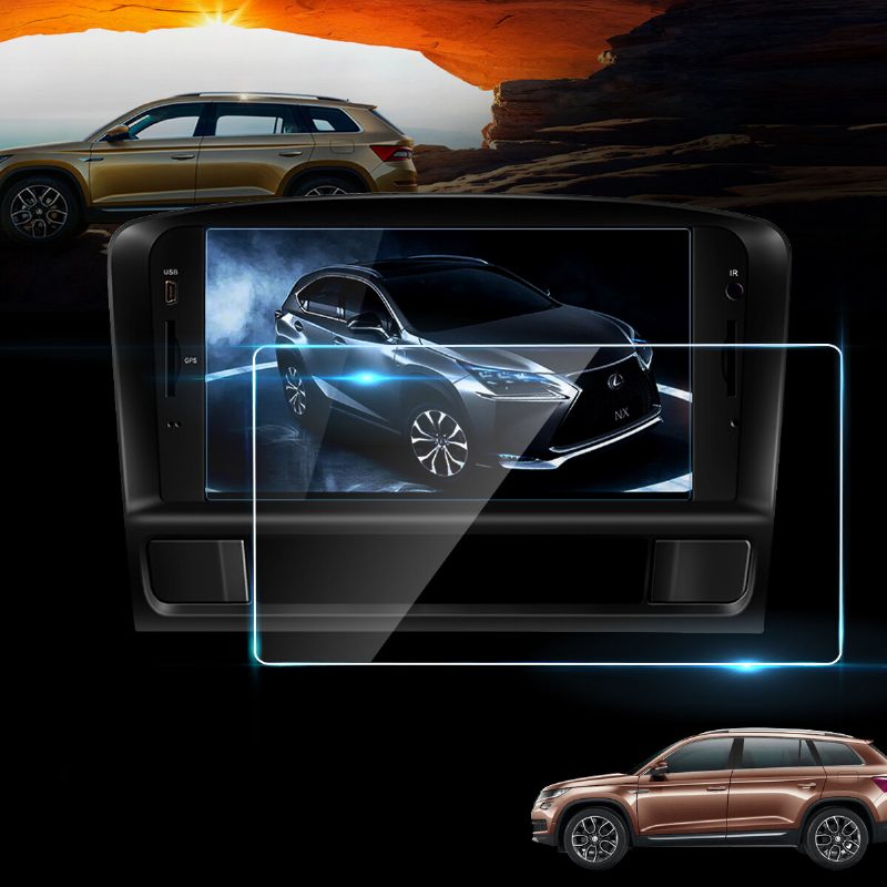 8" Oceľová Ochranná Fólia Car Navigation Na Displej Pre Škoda Kodiaq Karoq 2023