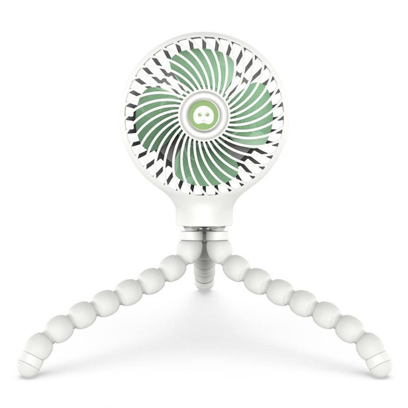8w 2200mah Deformácia Chobotnice Autosedačka Zadná Časť Palubnej Dosky Ventilátor Okrúhly Typ Odnímateľný