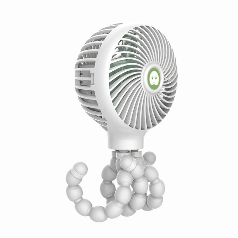 8w 2200mah Deformácia Chobotnice Autosedačka Zadná Časť Palubnej Dosky Ventilátor Okrúhly Typ Odnímateľný