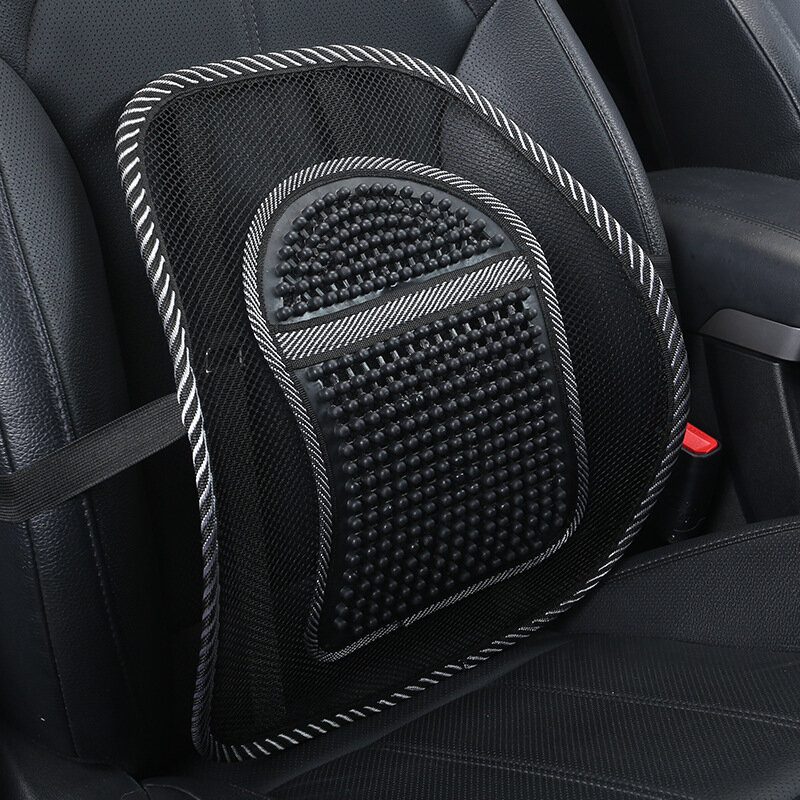 Auto Summer Cool Priedušný Vankúš Na Bedrové Sedadlo Masážna Opierka Chrbta Pre Kancelárske Potreby Do Auta