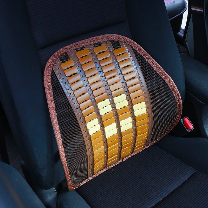 Auto Summer Cool Priedušný Vankúš Na Bedrové Sedadlo Masážna Opierka Chrbta Pre Kancelárske Potreby Do Auta