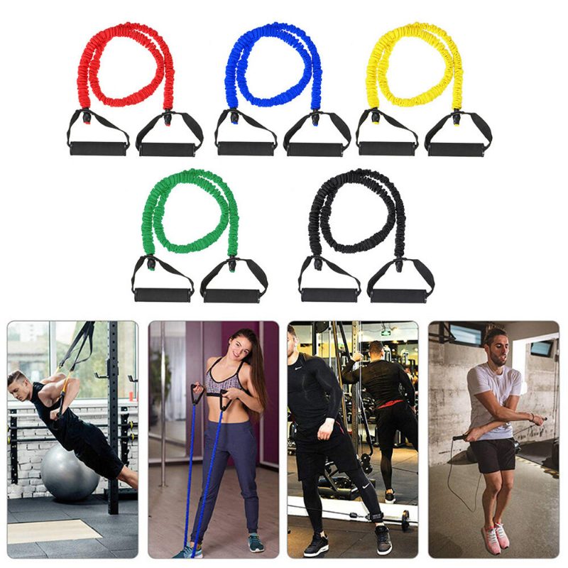 1 Ks 15/20/25/30/35 Lb Odporové Gumičky Cvičenie Tréning Jóga Fitness Strečing Posilňovňa Domov