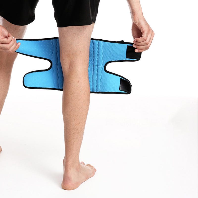 1pc Boer Silikónový Tlmič Nárazov Pružina Kolenná Podpora Fitness Ochranná Výbava Priedušná Vložka