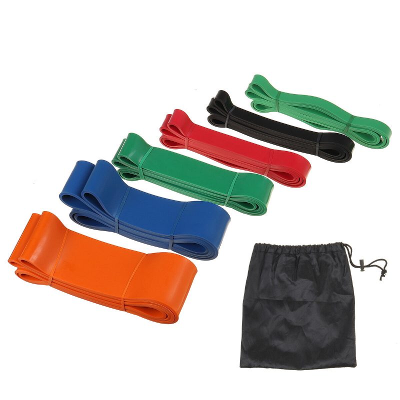 2.8 M Super Dlhé 5-250 Lbs Odporové Gumy Home Fitness Expander Powerlifting Muscle Training Band