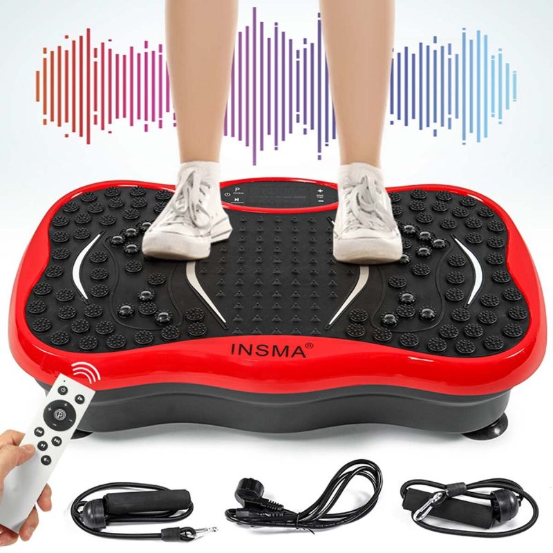 299 Rýchlostný Hifi Vibračný Trenažér Doska Platforma Tenký Masážny Stroj Na Zvýšenie Veľkosti Fitness S Bluetooth Music 110v