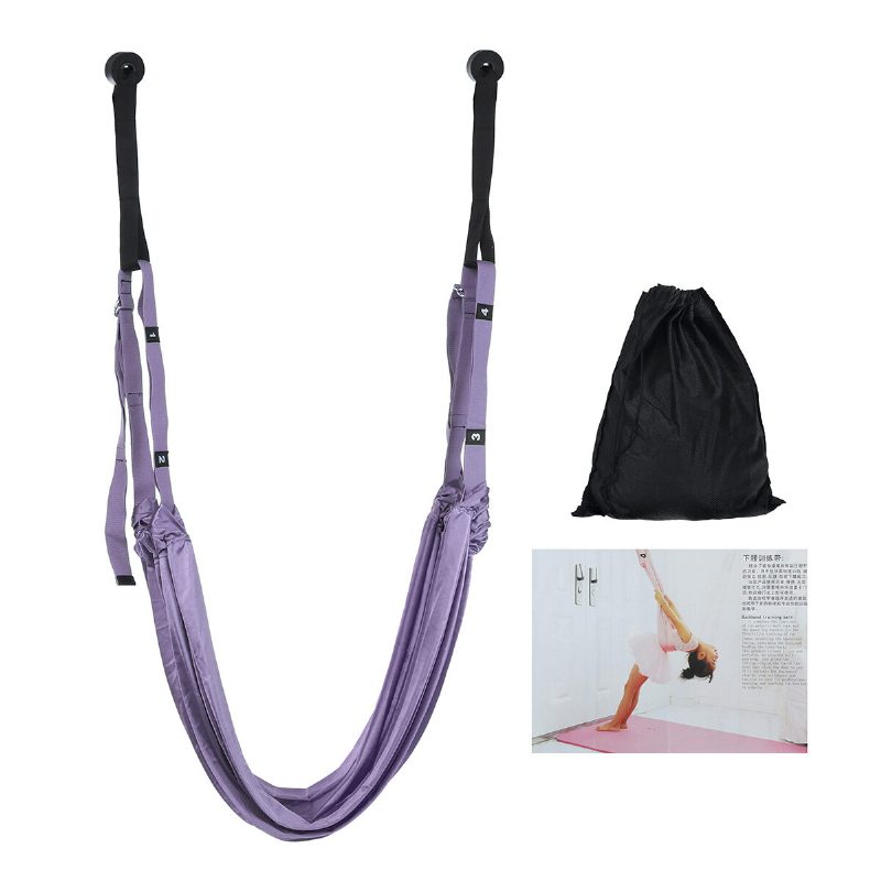 3.8 X 350 cm / 1.50 " X 138 Popruh Na Jogu Inverzný Na Cvičenie Gymnastiky Pilates Vertikálna Hojdačka Vyrobená Z Polyesterovej Bavlny