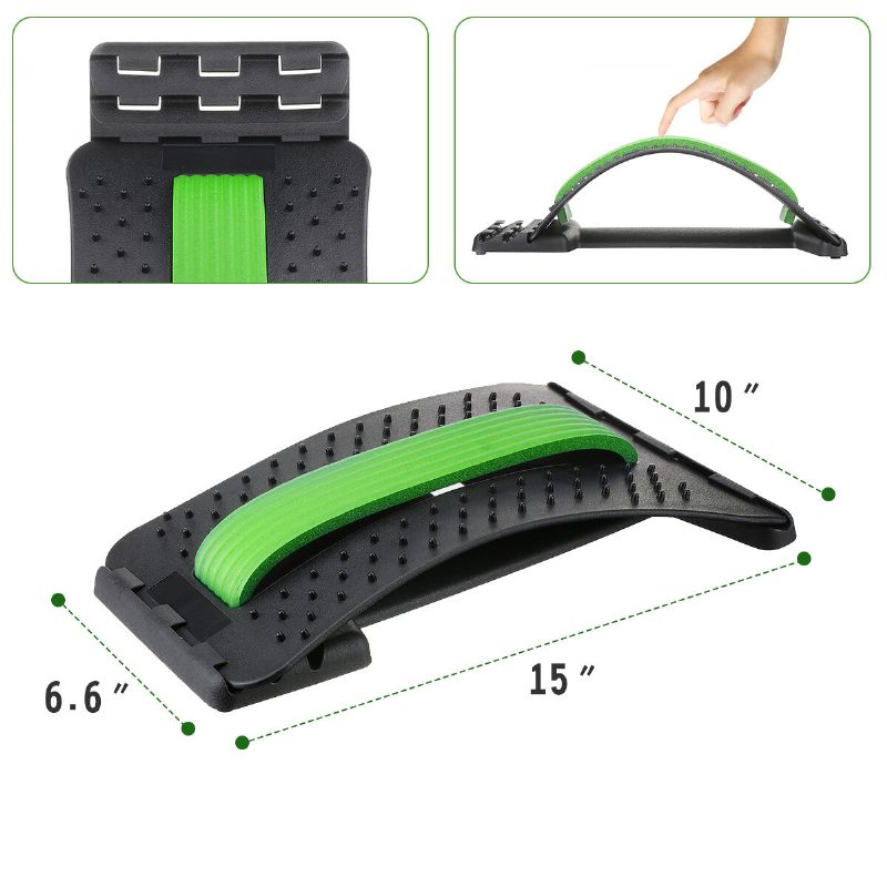 Camtoa Naťahovacie Zariadenie Na Masáž Chrbta Vybavenie Na Pása Masážny Prístroj Fitness Podpora Bedrovej Oblasti Relaxácia