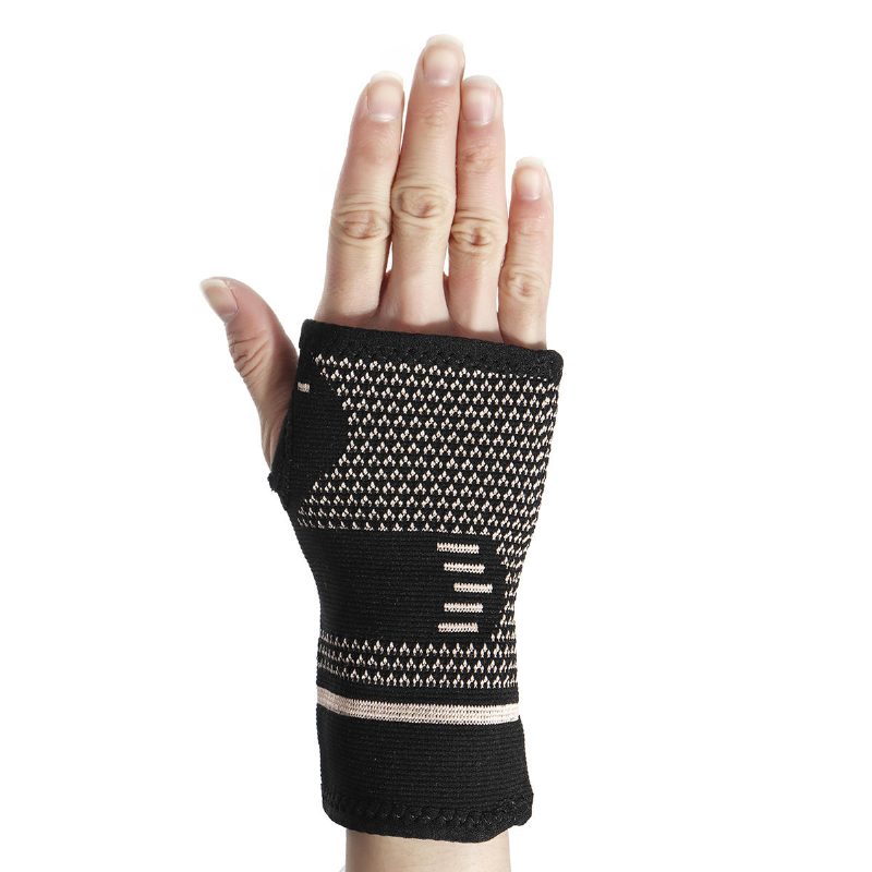 Kaload 1pc Medený Návlek Na Zápästie Podpora Dlane Pre Outdoorové Športy Ochranná Výstroj Fitness