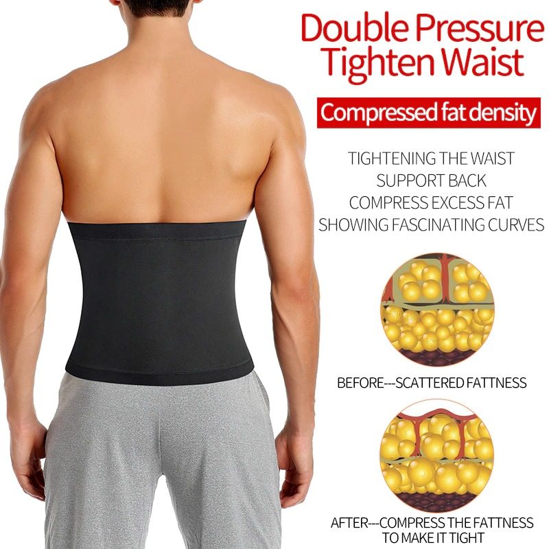 Mens Abdomen Reducer Fitness Sweat Trimmer Pás V Páse