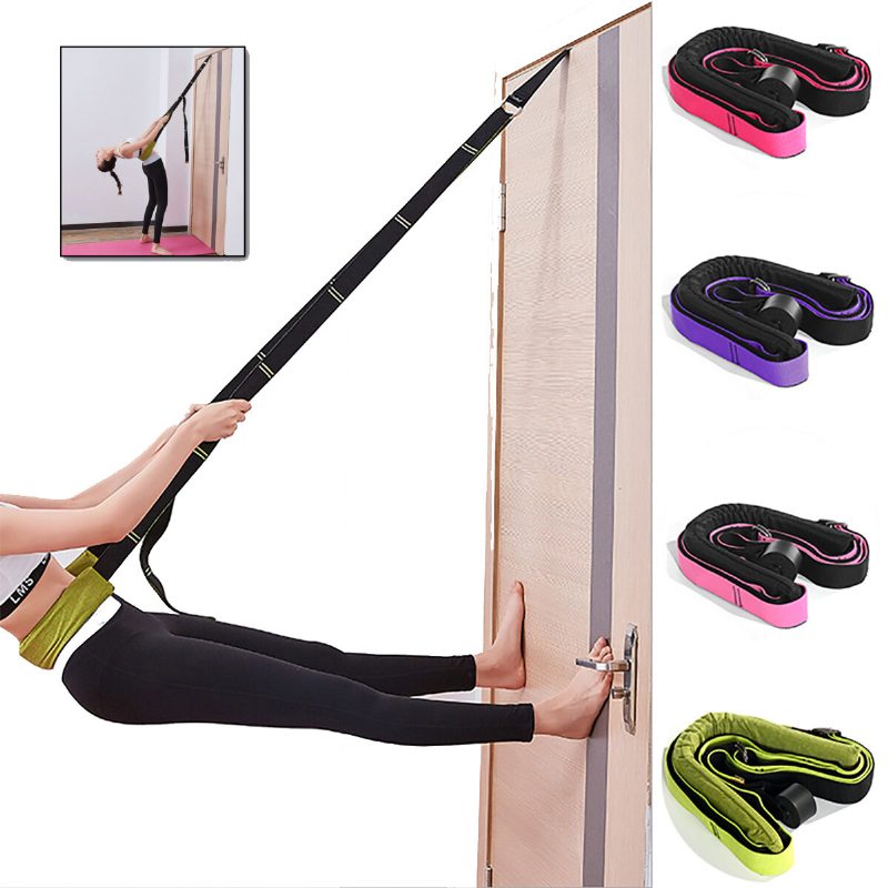 Montáž Na Dvere Flexibilita Tréningový Opasok Na Nohy Popruh Na Cvičenie Pilates Gymnastika Joga Band Cvičebné Nástroje
