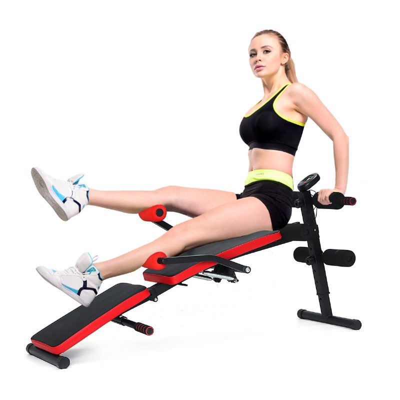 Nastaviteľná Skladacia Lavica Na Cvičenie Brušných Svalov Stolička Na Činky Posilňovač Pre Kulturistiku Fitness Vybavenie