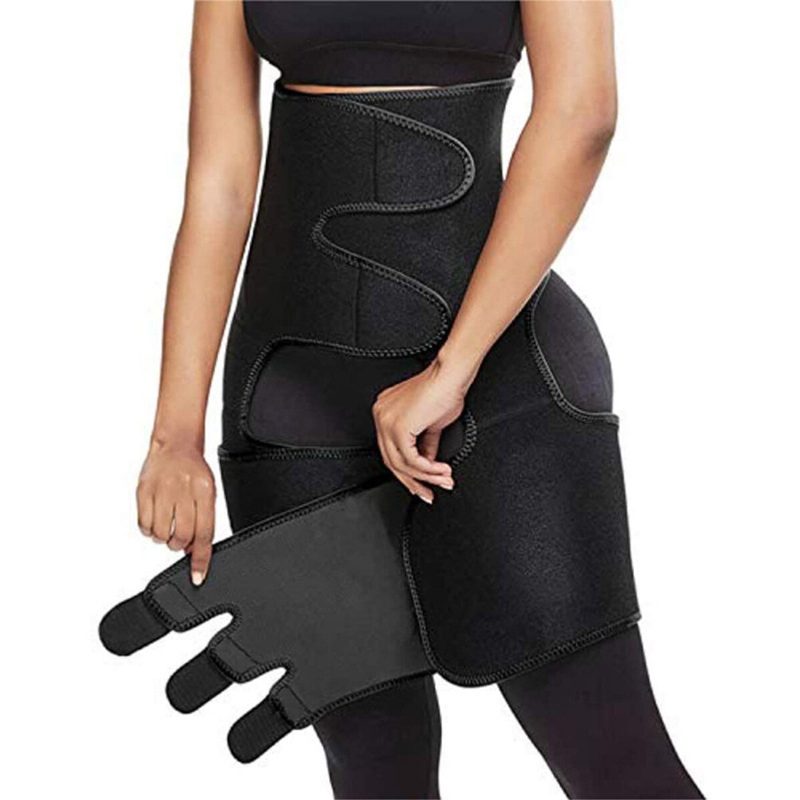 Pás Na Tvarovanie Pásu 3 V 1 Tela Sauna Chrániče Lakťov Pás Korzet Noha Boky Zastrihávač Stehien Home Fitness Tools