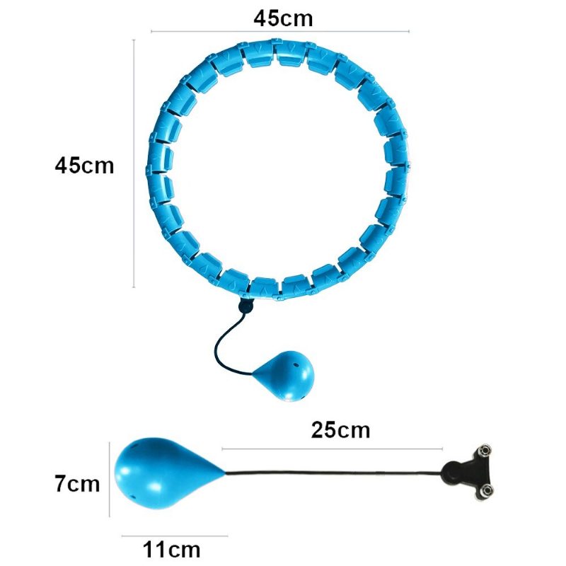 Posilňovač Brušného Tenkého Pásu So Záťažou Hula Hoop
