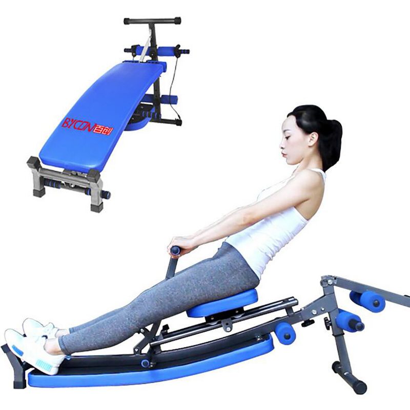 Skladacie Lavice Na Sedenie Veslovací Trenažér Nastaviteľný Pokles Tlaku Domov Posilňovňa Fitness Šport Max. Záťaž 250 Kg