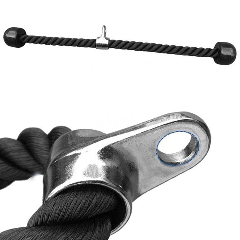 Ťažké Tricepsové Laná Diy Kladka Nadol Zdvíhacie Lano Rameno Biceps Triceps Sila Rúk Fitness Vybavenie