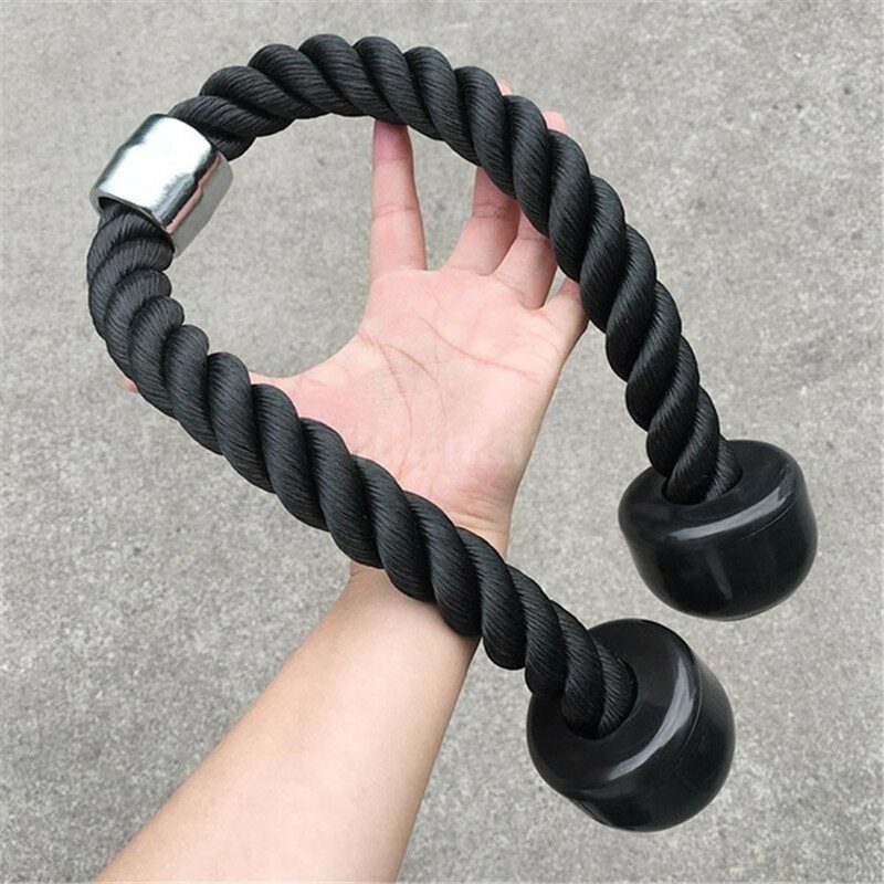 Ťažké Tricepsové Laná Diy Kladka Nadol Zdvíhacie Lano Rameno Biceps Triceps Sila Rúk Fitness Vybavenie