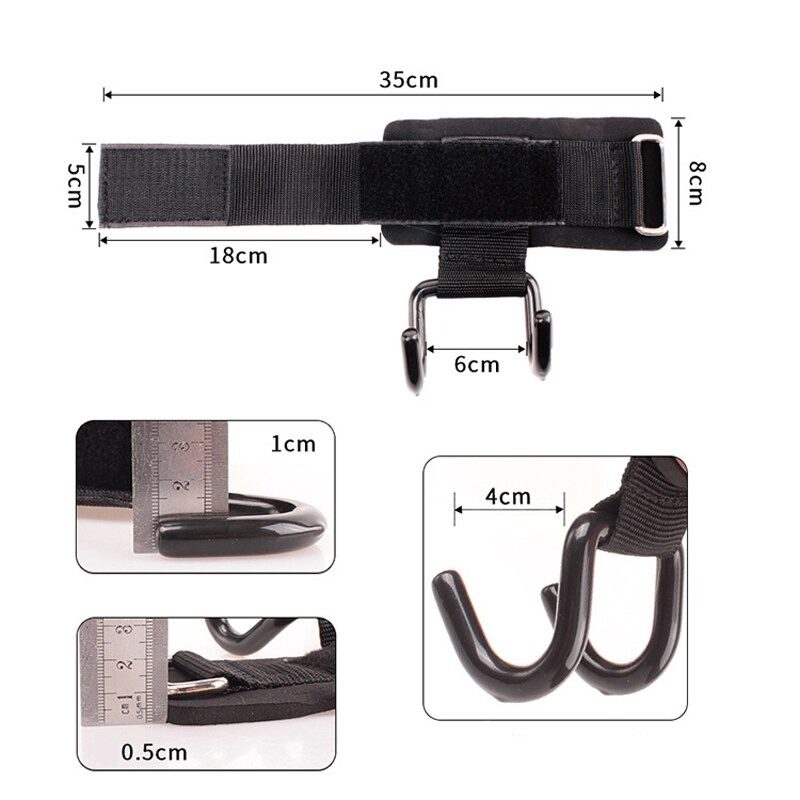 Zdvíhacie Háky Fitness Zápästie Na Tyče