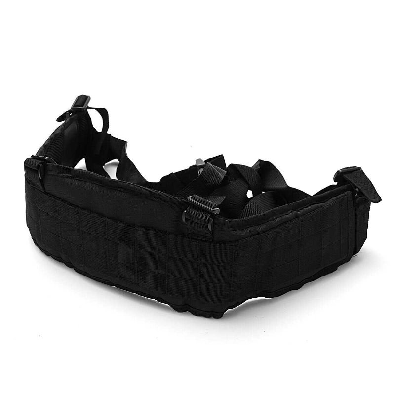 600d Oxford Cloth Tactical Duty Belt Mäkký Polstrovaný Opasok S Podväzkovým Popruhom Kempovanie Lov Rybolov