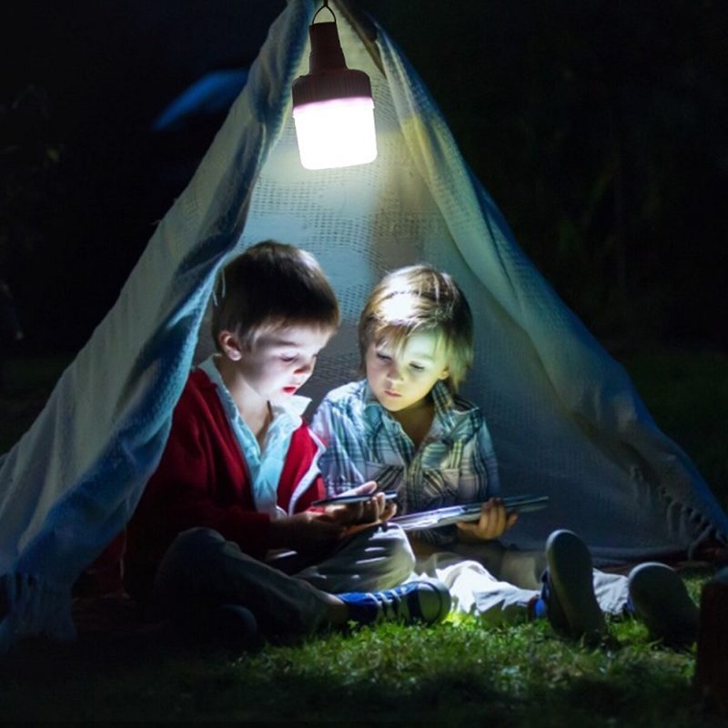 80w Vodotesné Usb Nabíjanie Solárne Kempingové Svetlo Rybárska Lampa Závesné Osvetlenie