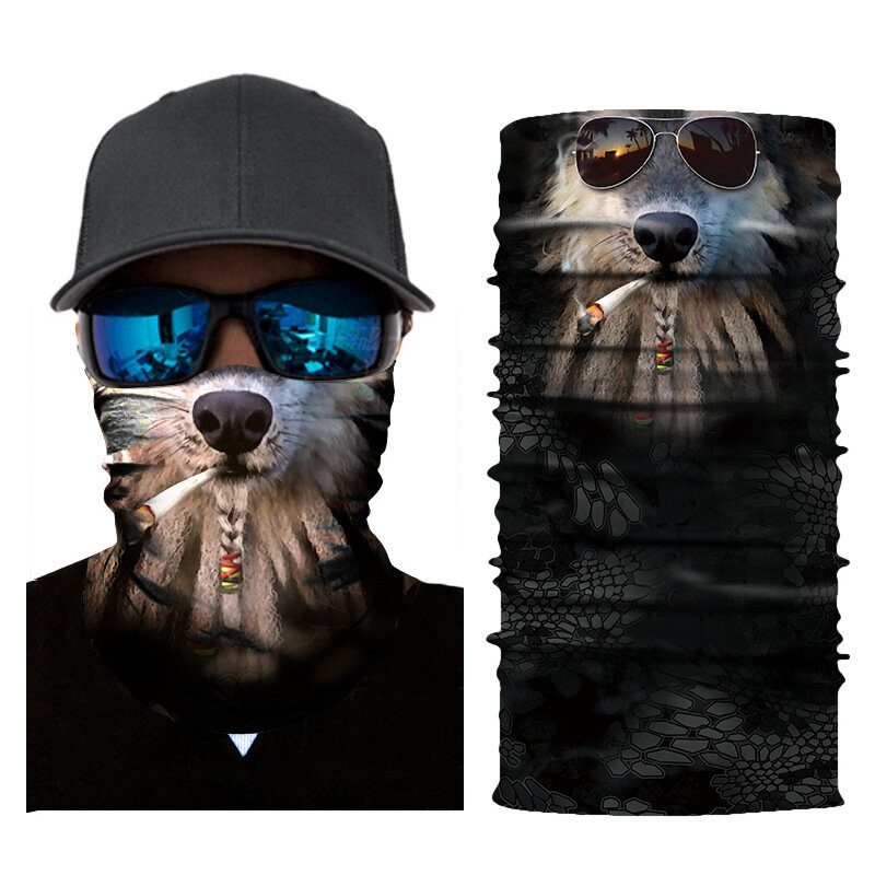 Animal Series-sun Dust Bandanas Obliečka Na Tvár Šatka Ochranná Návlečka Na Krk Na Rybárčenie Motorkárstvo Beh
