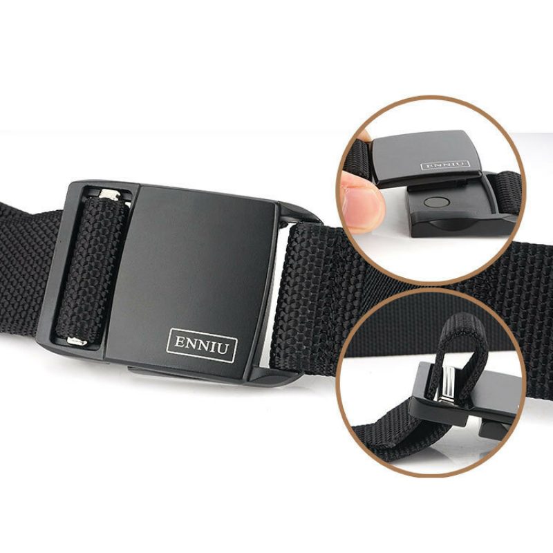 Enniu 125 cm 100d Nylonová Magnetická Rýchloupínacia Pracka Heavy Duty Taktický Opasok Pánsky