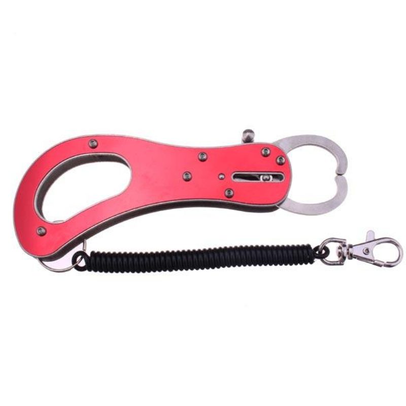 Nerezová Prenosná Pomôcka Fishing Lip Gripper S Missed Lanom