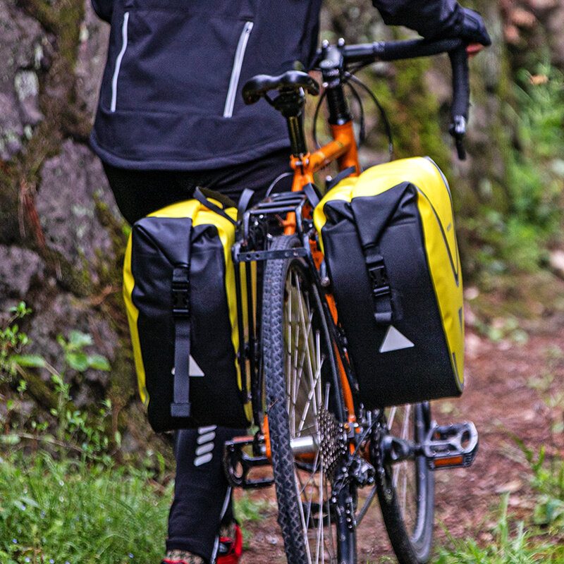 20l 100% Vodotesné Cyklistické Tašky A Brašne Mtb Na Cestné Bicykle Zadný Nosič Cyklistická Policová Taška Na Dlhé Vzdialenosti Do Kufra Príslušenstvo Na Bicykel