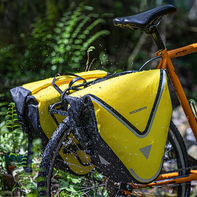 20l 100% Vodotesné Cyklistické Tašky A Brašne Mtb Na Cestné Bicykle Zadný Nosič Cyklistická Policová Taška Na Dlhé Vzdialenosti Do Kufra Príslušenstvo Na Bicykel