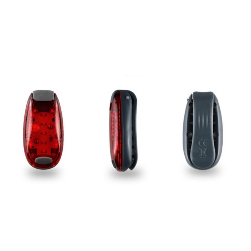 5 Led Bežecké Svetlo Nočné Cyklistické Bezpečnostné Bicykel Zadné Helmy Clip Lampa Super Jasné Na Rameno