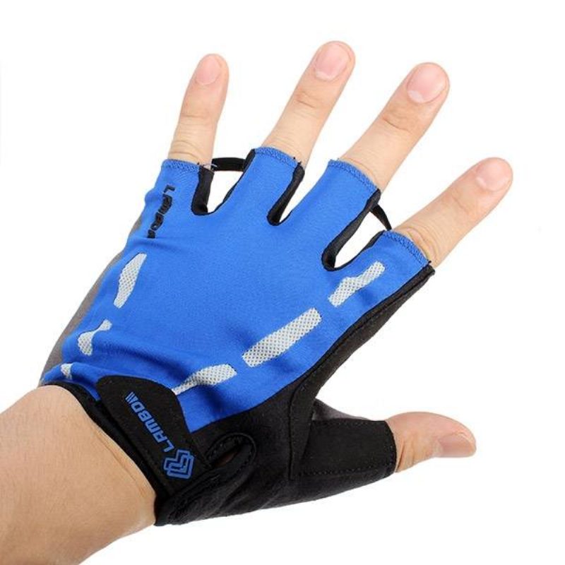 Cyklistické Rukavice Lambda Half Finger Horské Pre Vybavenie