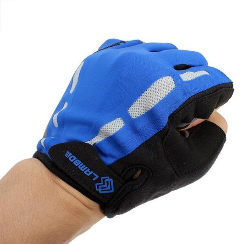 Cyklistické Rukavice Lambda Half Finger Horské Pre Vybavenie