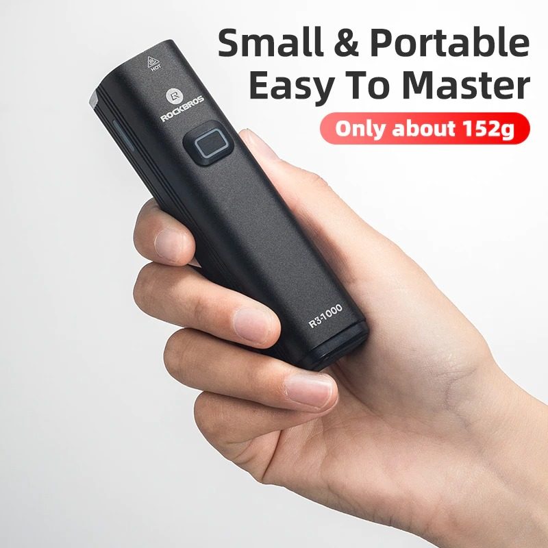 Cyklistické Svetlomety Usb Nabíjateľné Ipx6 Vodotesné 1000 Lúmenov
