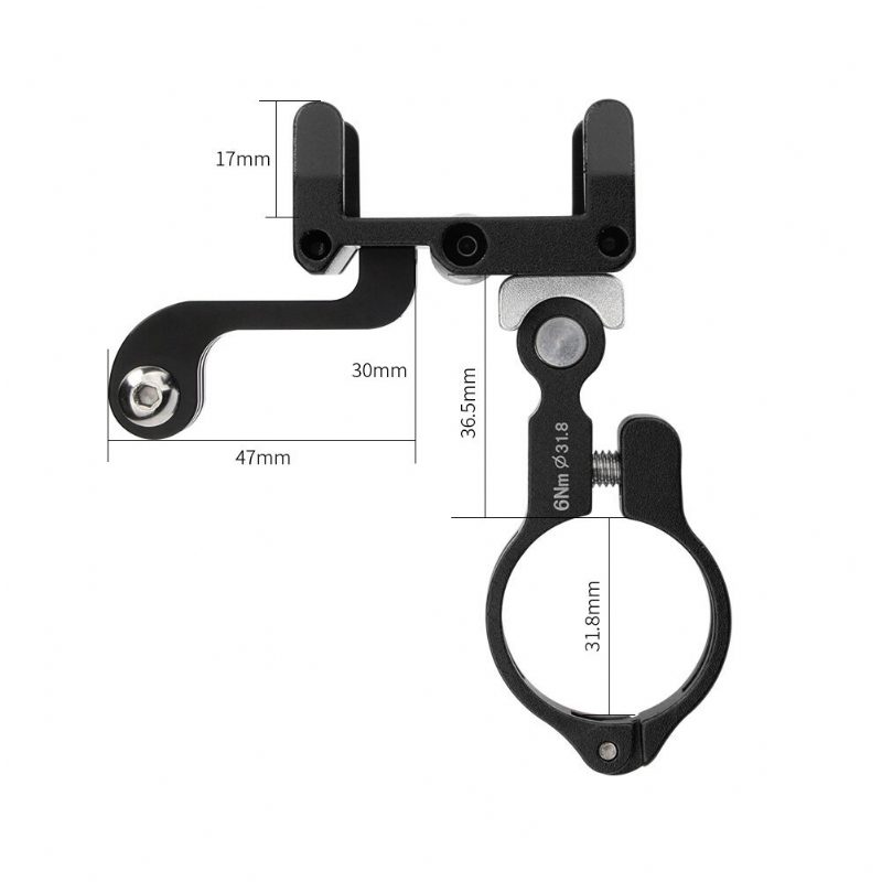 Držiak Telefónu Na Bicykel Gub G-89 60-100 mm Z Hliníkovej Zliatiny Otočný O 270° Na Na Na