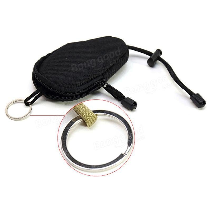 Edc Mini Peňaženky Na Kľúče Cyklistický Držiak Na Vrecko Vrecúško Na Puzdro Na Zips