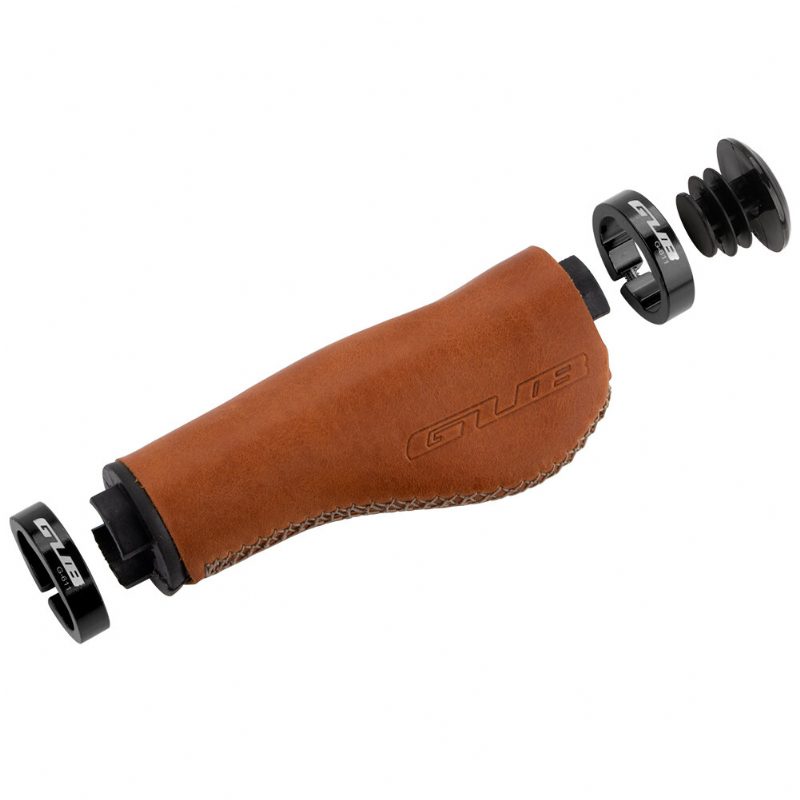 Gub G-611 Hovädzia Koža Kryt Riadidiel Mtb Bicykla Poistný Krúžok Z Hliníkovej Zliatiny Ergonomická Rukoväť Pre 22.2 mm Cyklistické Riadidlá