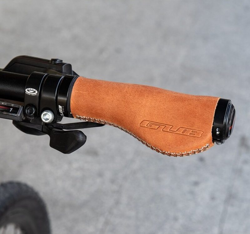 Gub G-611 Hovädzia Koža Kryt Riadidiel Mtb Bicykla Poistný Krúžok Z Hliníkovej Zliatiny Ergonomická Rukoväť Pre 22.2 mm Cyklistické Riadidlá