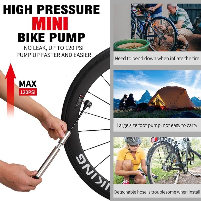 Nafukovacia Ručná Pumpa Na Bicykel
