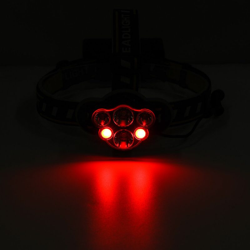 Outerdo 1200lm 6 Led Čelovka 8 Režimov Vodotesná Usb Nabíjateľná Baterka Pre Kemping Rybárstvo Cyklistický Elektrický Bicykel Elektrická Kolobežka